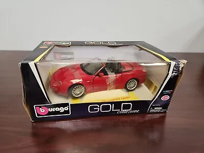 BURAGO 1/18 MASERATI GT Spyder Gold Collezione Diecast  Limited Edition  • $44.95