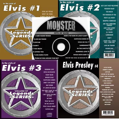 KARAOKE LEGEND SERIES 5 CDG ELVIS PRESLEYSUPICIOUS MINDSSurrenderLOVE ME+++ • $37.99