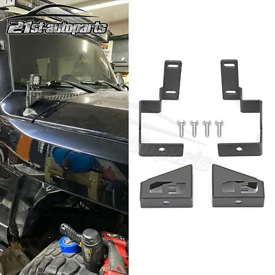 For 07-14 Toyota Fj Cruiser Hood Ditch LED Fog Driving Cowl Light Mount Bracket • $24.68