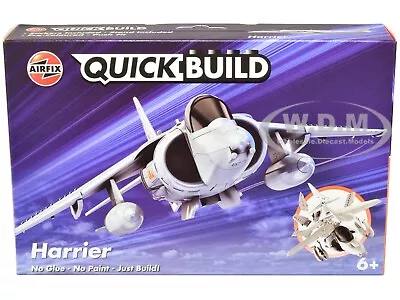 Harrier Jump Jet Plastic Snap On Model Kit By Airfix Quickbuild J6009 • $18.99