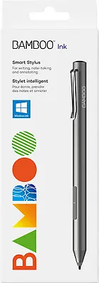 Wacom Bamboo Ink Smart Stylus Windows Ink 2nd Generation Gray Cs323ag0a AES MPP • $29.98