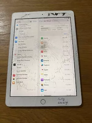 Apple IPad 6th Gen. MR7F2B/A 32GB Wi-Fi  9.7in. - White Working • £89.99