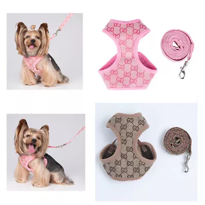 £11.19 • Buy XXXS XXS XS Small Breeds Harness Coat +LEASH Chihuahua Puppy Dog Toy Mini