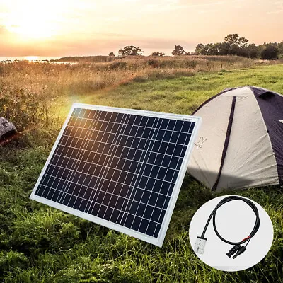 $86.39 • Buy 12V 200W Solar Panel Kit Home Caravan Camping Charging Power With Anderson Plug