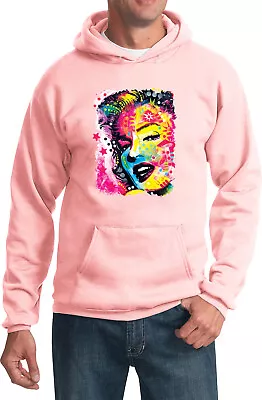 Colorful Marilyn Monroe Head Shot Pullover Hoodie • $26.99