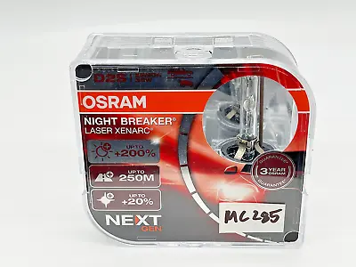 Osram D2S Night Breaker Laser NEXT GEN HID Bulbs | 66240XNN | MC285 | Pack 2 • $109.99