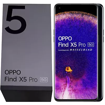 BNIB OPPO Find X5 Pro Dual-SIM 256GB + 12GB Black Factory Unlocked 5G OEM • $1719