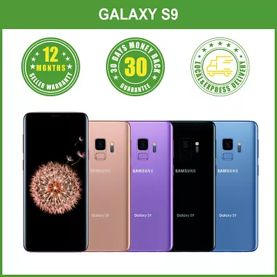 New Unlocked 5.8” Samsung Galaxy S9 G960F Octa-core 64/128GB FREE EXPRESS • $309.99