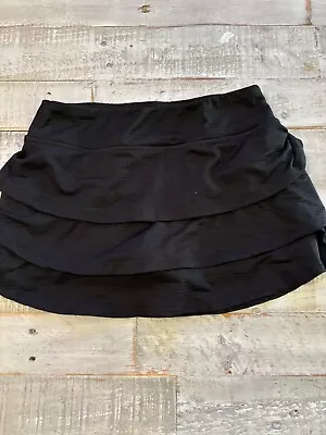 Girls Members Mark Active Skirt Size 7-8 Black • $0.99