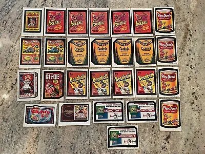 Lot Of 27 Vintage Topps Wacky Packages Cards / Stickers - Various Toys • $49.99