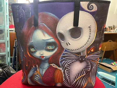 £95 • Buy Rare Jasmine Becket-Griffith Nightmare Before Christmas Disney Handbag Tote Bag