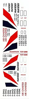 Flight Path Decal 1/200 Euralair/Air Charter Boeing 737 Srs. 200/500 (Last One) • $0.99