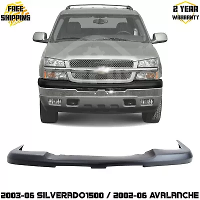 Front Bumper Cover Textured For 2003-06 Chevy Silverado1500 / 2002-06 Avalanche • $50.45