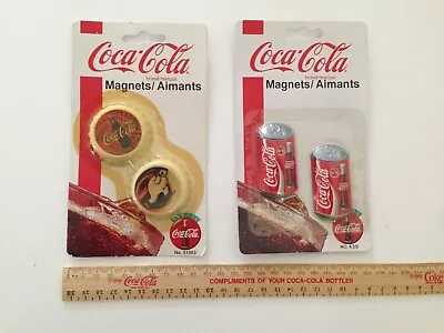 Vintage Coca Cola Lot Of 4 Fridge Magnets • $16.99