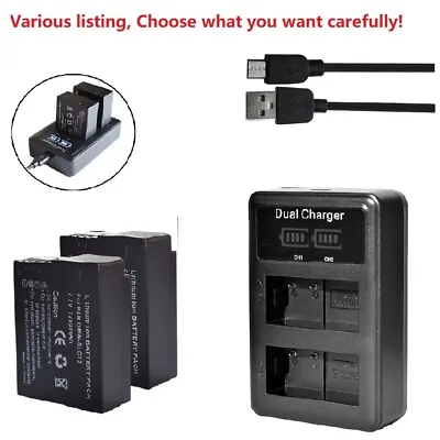DMW-BLC12 Battery Or Charger For Panasonic Lumix DMC-FZ200 DMC-FZ300 DMC-FZ1000 • £8.39