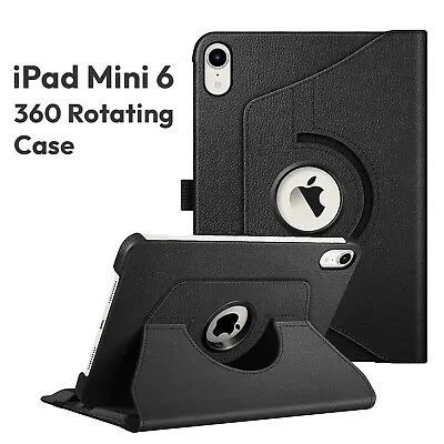 360° Rotating Case For IPad Mini 6 8.3  (2021) Magnetic Flip Leather Stand Cover • £3.53