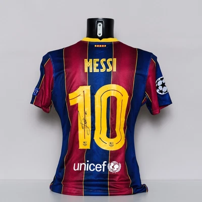 £798722.04 • Buy Messi Dual Signed Jersey UEFA COA