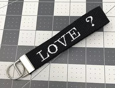 Personalized Webbing Key Fob Monogrammed Key Fob Wristlet Keychain With Keyring • $7