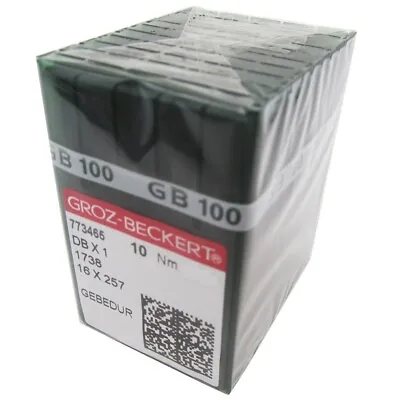 100 Groz-beckert Dbx1 Gebedur Titanium Needles For Juki Ddl-555553055508700 • $27.08