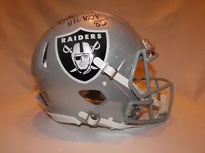 Marcus Allen Autographed Raiders Authentic FS Helmet MVP Insc Beckett COA • $350