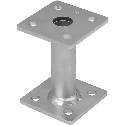 Bolt Down Pergola Elevated Post Base Support Heavy Duty Galvanised 4mm Fence Foo • £17.99