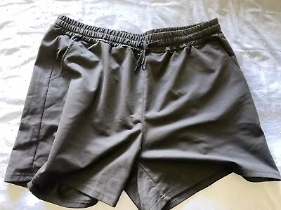 Black  Workout Shorts For Sports Football  Size XL. Unlined Cool  Scally Gay Int • £0.99