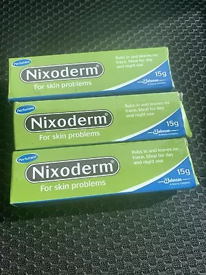 £8.29 • Buy 3x Nixoderm Face Cream for Skin Problems, Eczema, Pimples, Blemishes (3 Tubes)