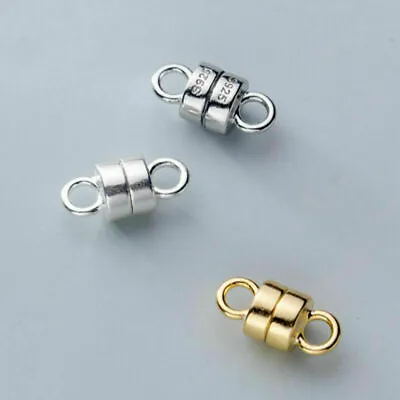 925 Sterling Silver 5mm Magnetic Converter Necklace Clasp Fastener Closure A2181 • £9.88