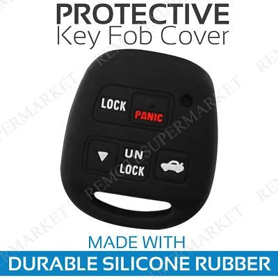 $6.95 • Buy Key Fob Cover For 2004 2005 2006 Lexus RX330 Remote Case Rubber Skin Jacket