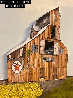 * O Scale Scratch Built  Tall Barn  Farm Building Front/Flat MTH Lionel * NEW! • $20.99