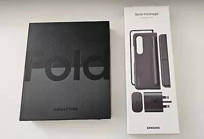 Samsung Galaxy Z Fold4 5G Black 512GB + 12GB Dual-SIM Unlocked + Note Package • £500