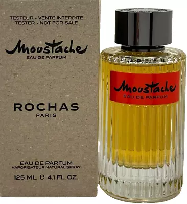 Rochas Moustache Eau De Parfum Spray For Men 4.1 Oz / 125 Ml Large Size • $34.99