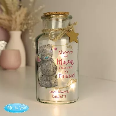 Personalised Me To You Forever My Friend LED Glass Jar - Mother's Day Birthday • £18.99