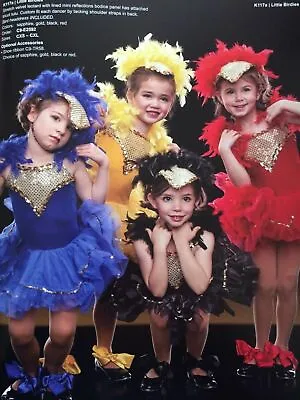 £12.50 • Buy Little Blue Bird Curtain Call Character Dance Costume Child Medium BNWT