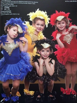 £12.50 • Buy Little Blue Bird Curtain Call Character Dance Costume Child Medium BNWT