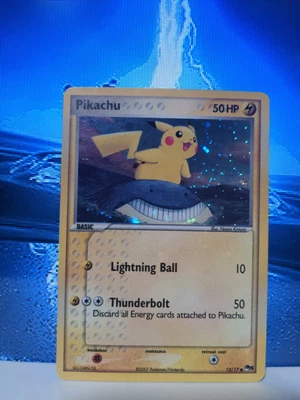 $75 • Buy MP Pokemon (Error) Holo PIKACHU Card (POP SERIES-5) Set 12/17 PROMO