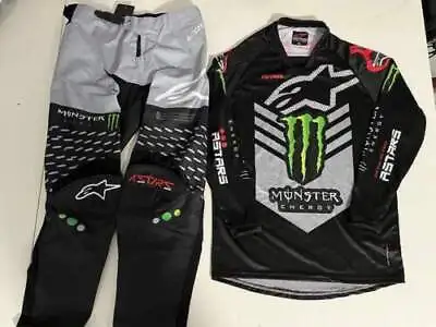 Alpinestars Monster Team Gear Set Jersey/Pants Combo Motocross ATV Racing Kit • $157