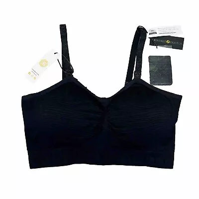 NWT Kindred Bravely Women's Sublime Hands Free Pumping Nursing Bra Black L • £24.10