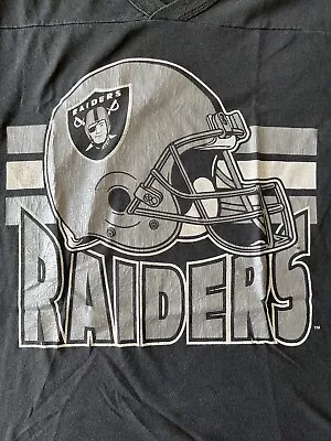 Oakland Raiders Nfl Vintage Tee Made In Usa Large • £30