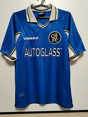Size M Chelsea 1997-1999 Home Football Shirt Jersey Umbro • £165