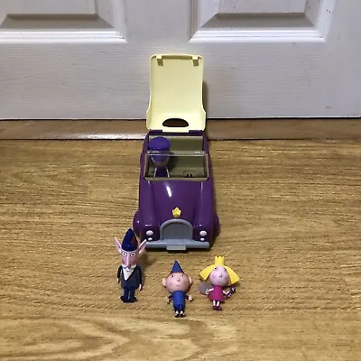 £18.95 • Buy Ben And Holly’s Little Kingdom Nanny Plum’s Royal Limousine Car With 4 Figures