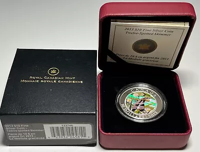 2013 'Twelve-Spotted Skimmer Dragonfly' Proof $10 Silver Coin .9999 Fine • $39.98