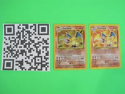 $51 • Buy Pokemon Charizard Holo 4/102 & Charizard 3/110 Non-Holo Card Set!
