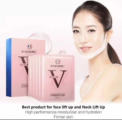 $4.30 • Buy Lifting Facial Mask Face V Shape Facial Slimming Bandage Lift Up Neck Shape Mask