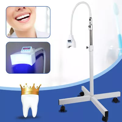 Dental Mobile Teeth Whitening Machine Cold LED Light Lamp Bleaching Accelerator • $146.39