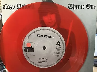 Cozy Powell-Theme One/Over The Top ARIOLA RED VINYL ARO189 • £16.99