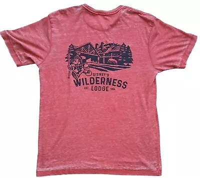 Disney World Parks Wilderness Lodge Shirt Adult Size M Camping Resort Tee • $29