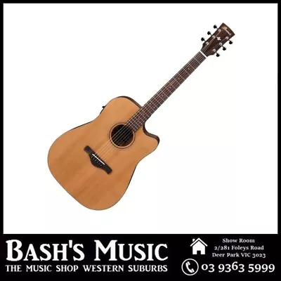 Ibanez Aw65ece Lg Artwood Solid Top Acoustic Electric Natural Low Gloss • $799