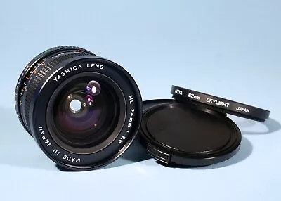 Yashica ML 24mm F/2.8 Wide Angle Prime Lens * Excellent+ * Contax C/Y Mount • £195.99