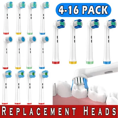 Electric Toothbrush Replacement Heads Compatible With Oral B Braun Models 16 Pcs • $11.01